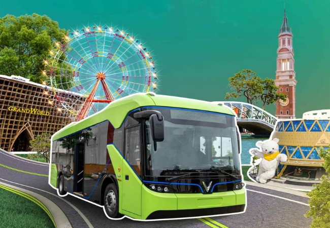 Xe buýt Vinpearl Phú Quốc 2026: Lịch trình và điểm đón